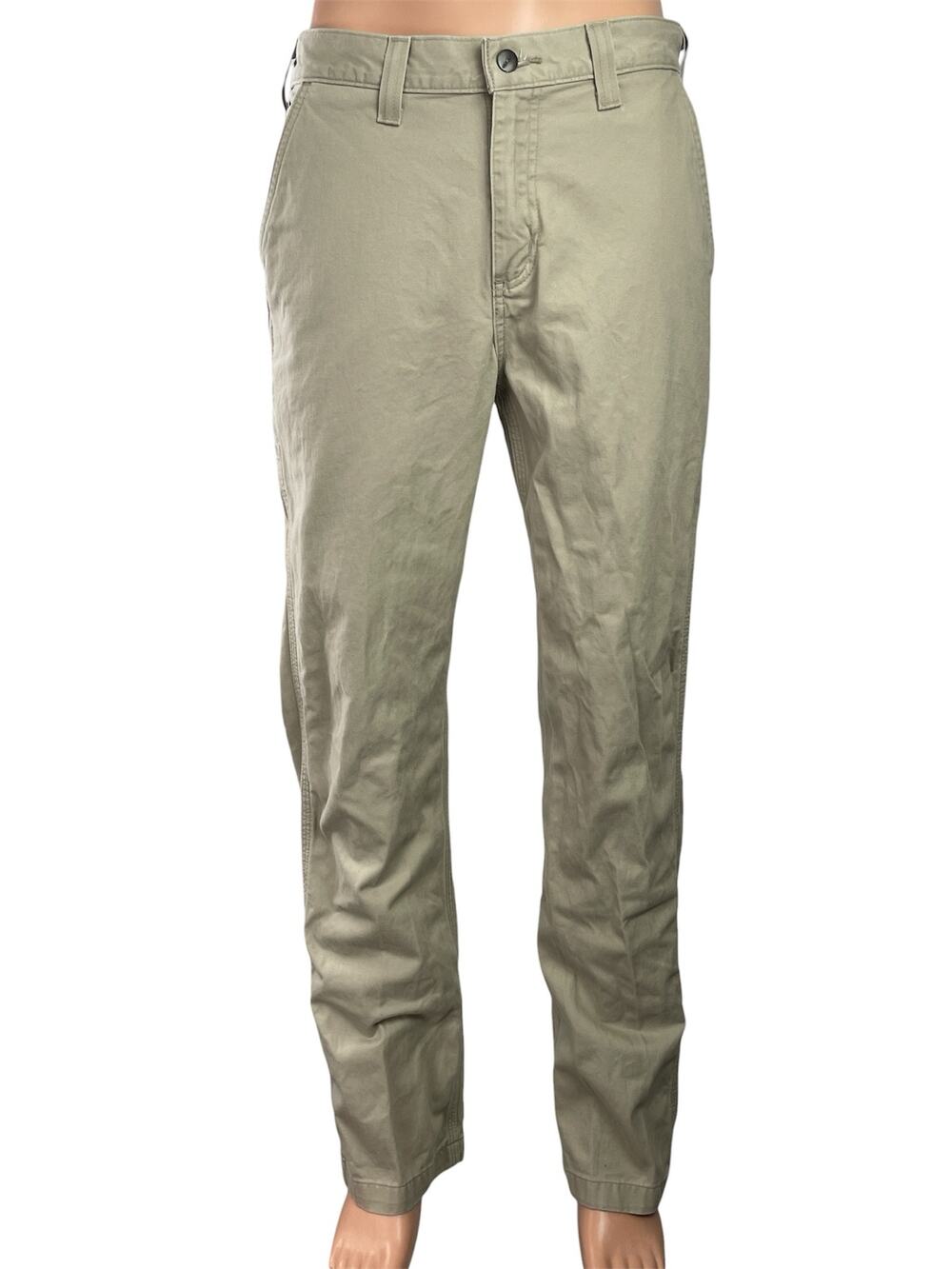 Carhartt Men's Beige Relaxed Fit Straight Leg Khaki Chino Trousers Pants 32x32